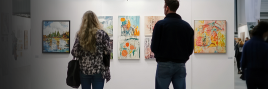 Seguridad de obras de arte en galerías pequeñas con cámaras y alarmas