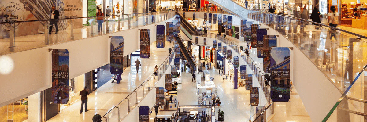 Sensor de movimiento para un centro comercial